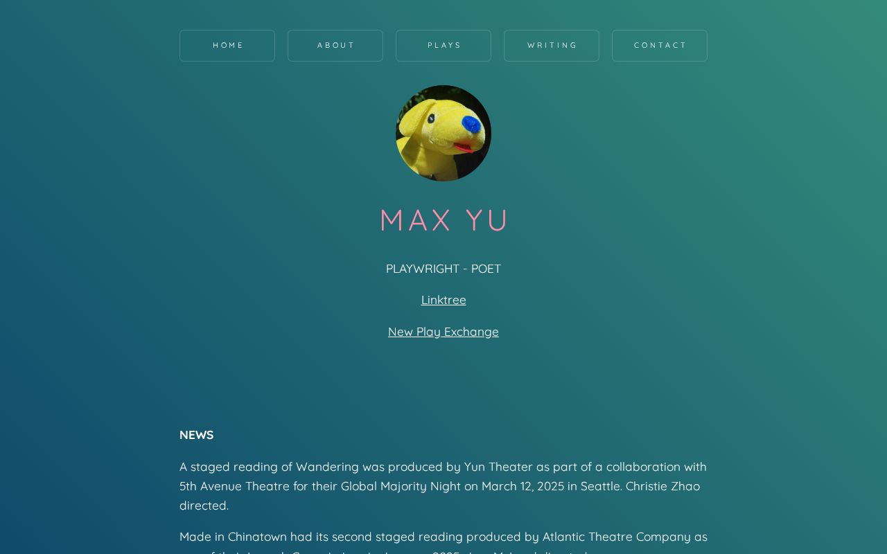 Max Yu MAX YU